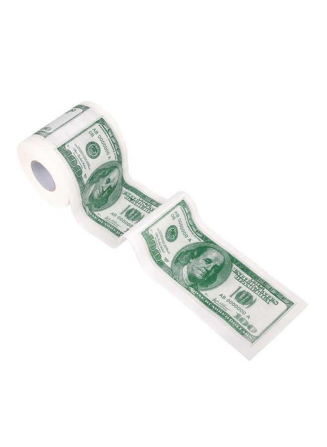 SummitLink 1 Roll $100 Hundred Us Dollar Bill Toilet Paper Tissue Napkin Prank Fun Birthday Party Novelty Gift Idea - Image 3