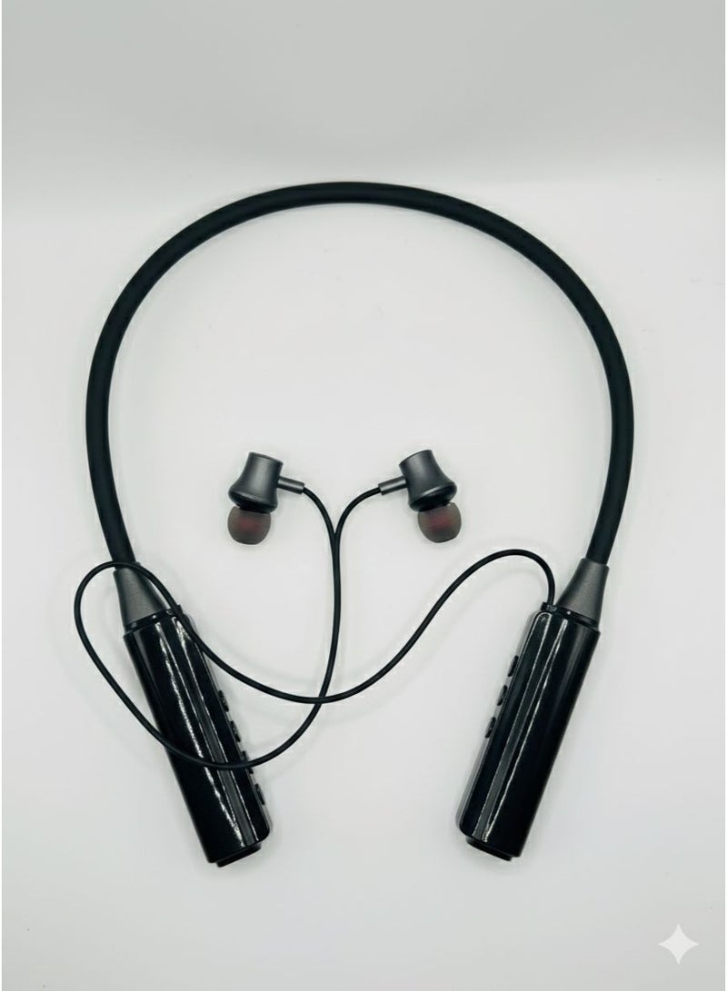 JNUOBI M9 Wireless Neckband Bluetooth Earphones with ANC 30H Playtime & TF Card Support - Image 1