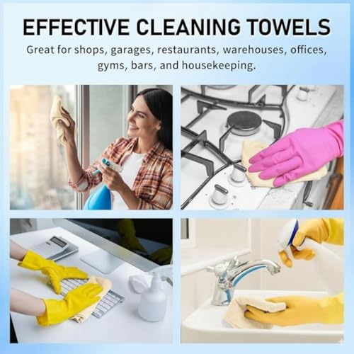 Showstopper Microfiber Cleaning Cloth Roll, Reusable Tear Away Microfiber Towels,Washable, Ultra Absorbent, Rags Cleaning, Dishcloths, Cleaning Cloth for Car, Home or Kitchen. (Brown, 25cm X 25cm) - Image 5
