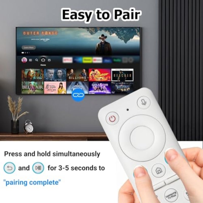 BP59-00149A TM2261S Replacement Freestyle Projector Voice Smart Remote Control Compatible With Samsung The Freestyle SP-LFF3CLA SP-LSP38LA SPLFF3CLA SP-LSP3BLAXZA For Home Office Travel Black 3 PCS Set - Image 3