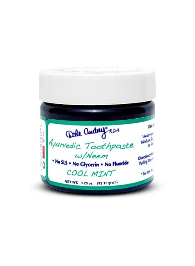 Dale Audrey Ale Audrey Ayurvedic Mineralizing Toothpaste For Sensitive Teeth; Organic Refreshing Mint Flavor Teeth Whitening And Fresh Breath ; Natural Toothpaste For Gums And Bad Breath(3.25 Oz) - Image 1