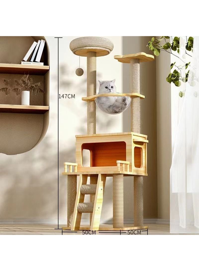 Kidle Foreign Trade Pet Supplies Cat Climbing Frame Cat Nest Cat Scratching Board Space Capsule Cat Tree Cat Supplies Pet Cat Toys - Image 4
