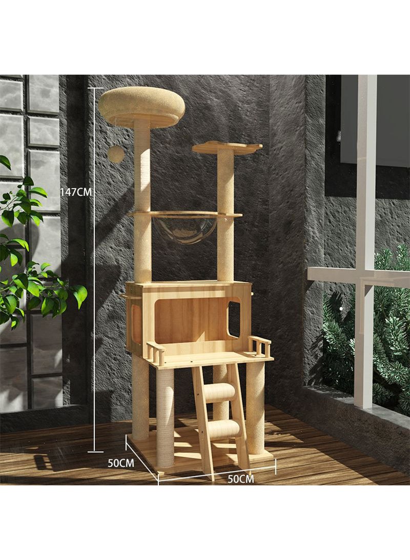 Kidle Foreign Trade Pet Supplies Cat Climbing Frame Cat Nest Cat Scratching Board Space Capsule Cat Tree Cat Supplies Pet Cat Toys - Image 5