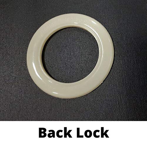 FAPBADRI Curtain Eyelet Rings with Back Lock (Male & Female), Suitable for a 1 inch Pipe, Ivory Colour - 20 Pieces - Image 4