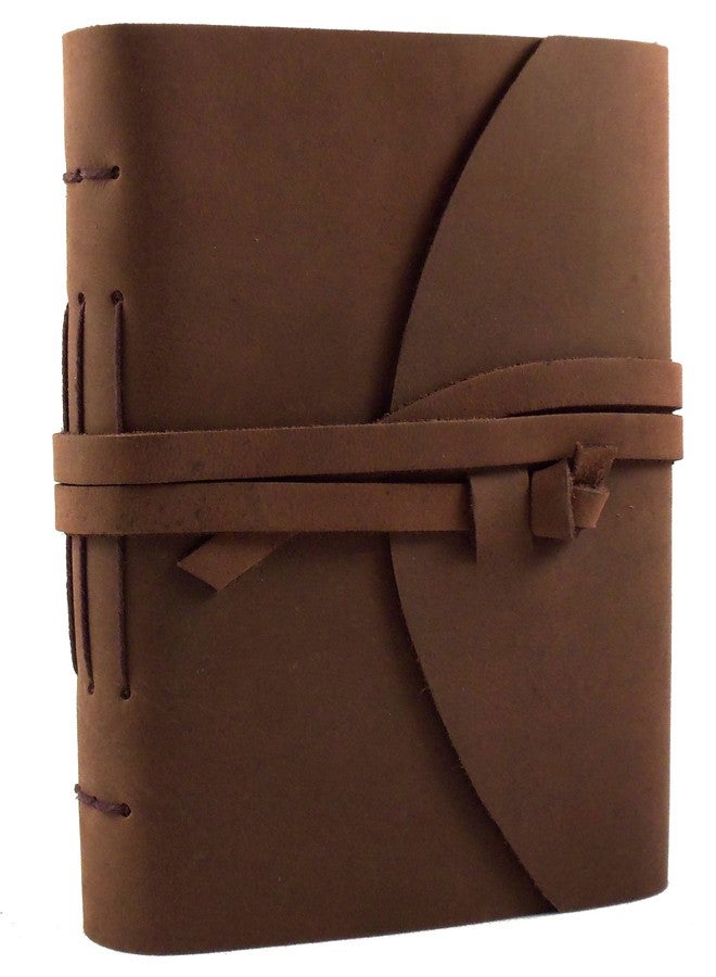 Rustic Ridge Leather Genuine Leather Legacy Journal by Rustic Ridge - Vintage Leather Diary Sketchbook - 380 Pages - 5" x 7" - Rich Dark Brown - Image 1