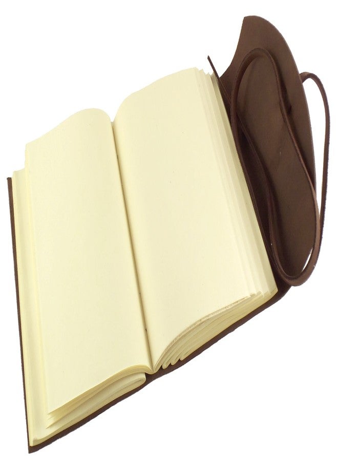 Rustic Ridge Leather Genuine Leather Legacy Journal by Rustic Ridge - Vintage Leather Diary Sketchbook - 380 Pages - 5" x 7" - Rich Dark Brown - Image 4