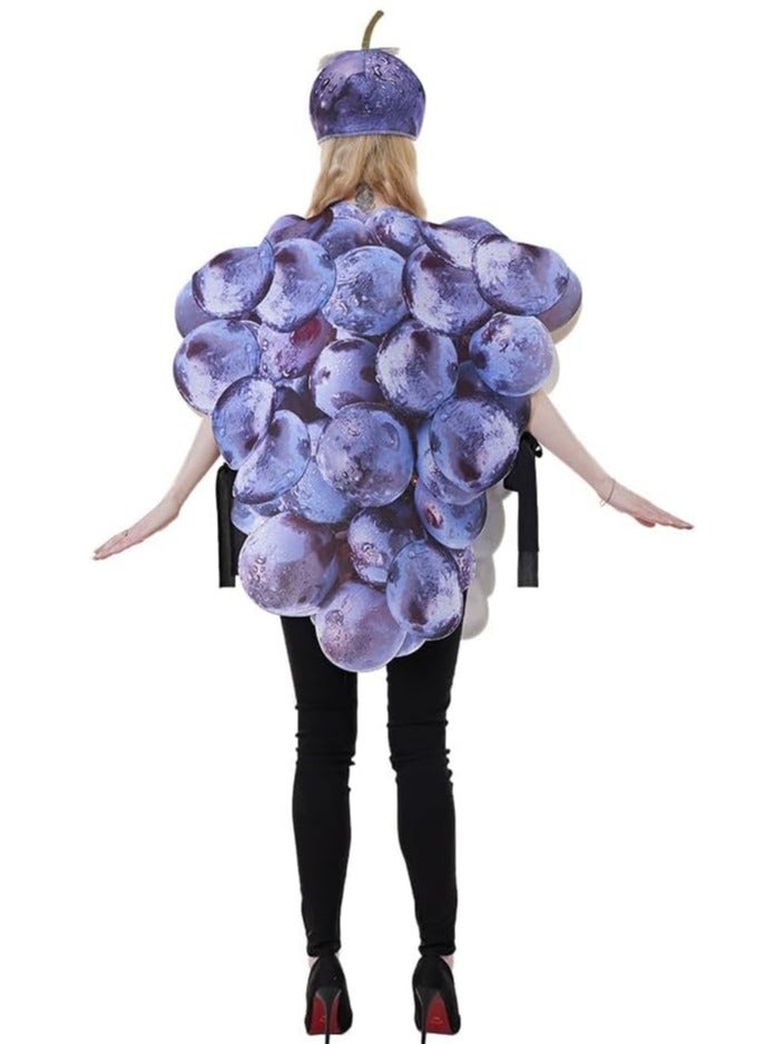 Zikra Adult Fruit Slice Costume Women Funny Food Costumes Men Party Fruits Vegetable Outfit Supplies - Image 5