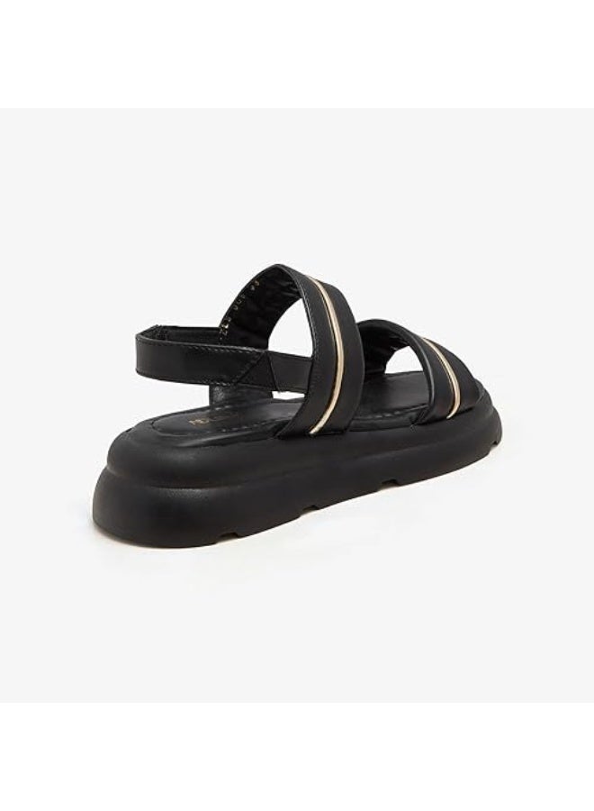 NDURE Men's Soft-Steps Sandals, Black - Image 2