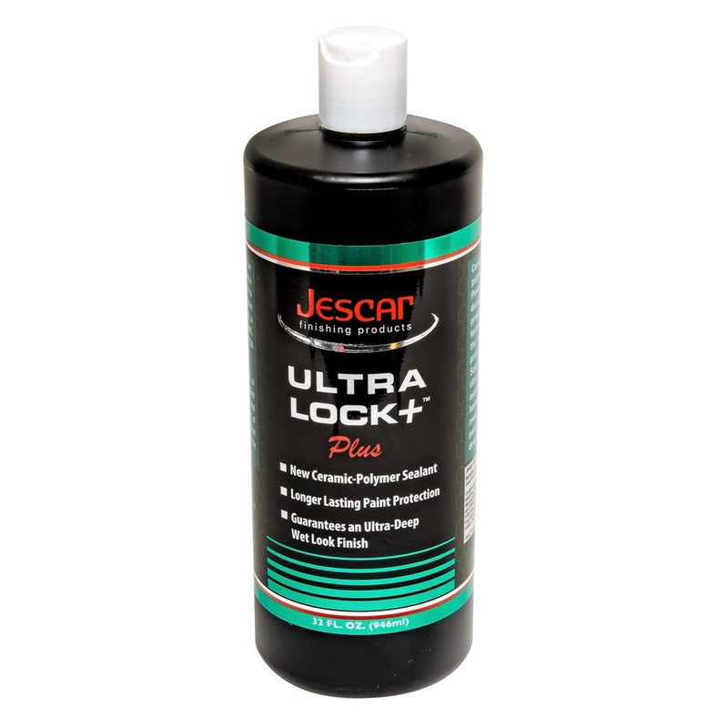 Jescar Ultra Lock + - 32oz | SiO2-Infused Advanced Polymer Sealant for Long-Lasting Paint Protection and High Gloss Finish – UV Protection, Easy Application, Safe for Cars, Boats, RVs, and Motorcycles - Image 1