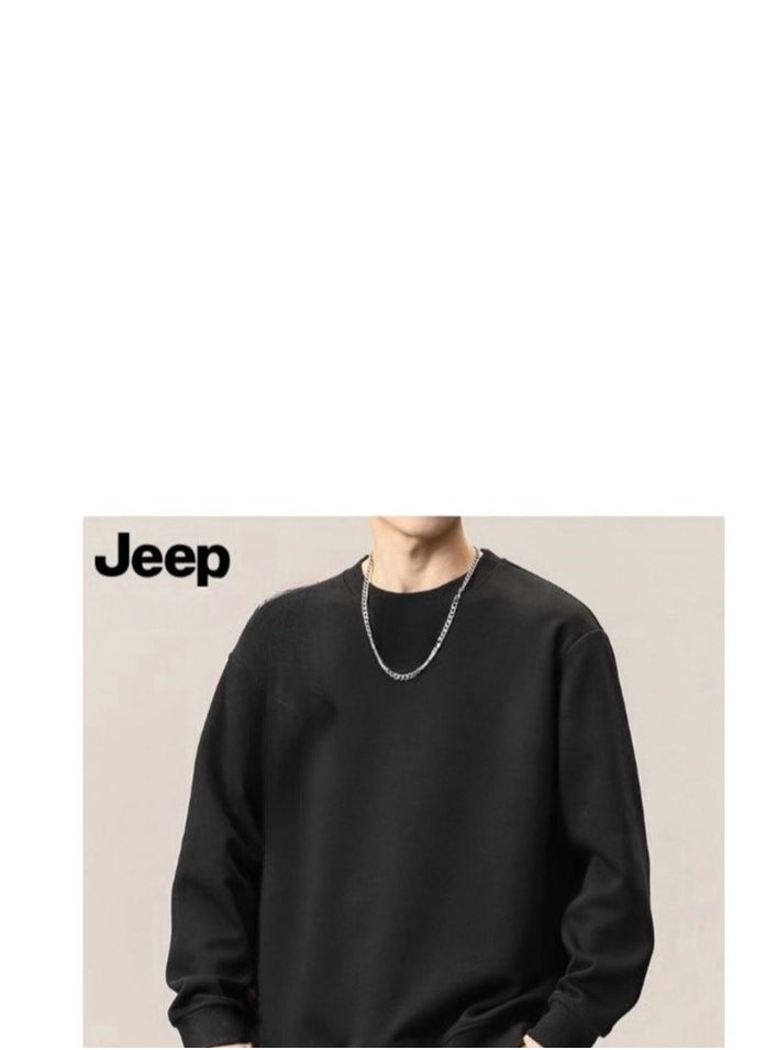 Men's Long Sleeved Round Neck Casual Loose Shoulder Sweatshirt - pzsku/ZDEE83EB03AE7F798D458Z/45/_/1734415823/0be9d19f-88f6-4aae-8aa3-33089c48869a