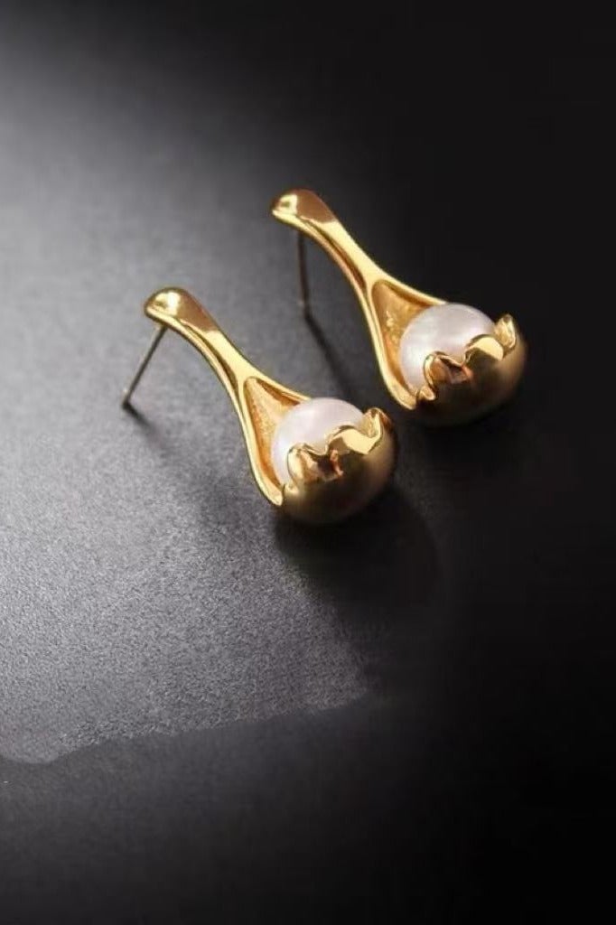 Goolsky أقراط لؤلؤ كلاسيكية – أقراط أساسية أنيقة، للمواعيد الليلية/العمل، خفيفة الوزن ومتعددة الاستخدامات، بأحجام متعددة - Image 2