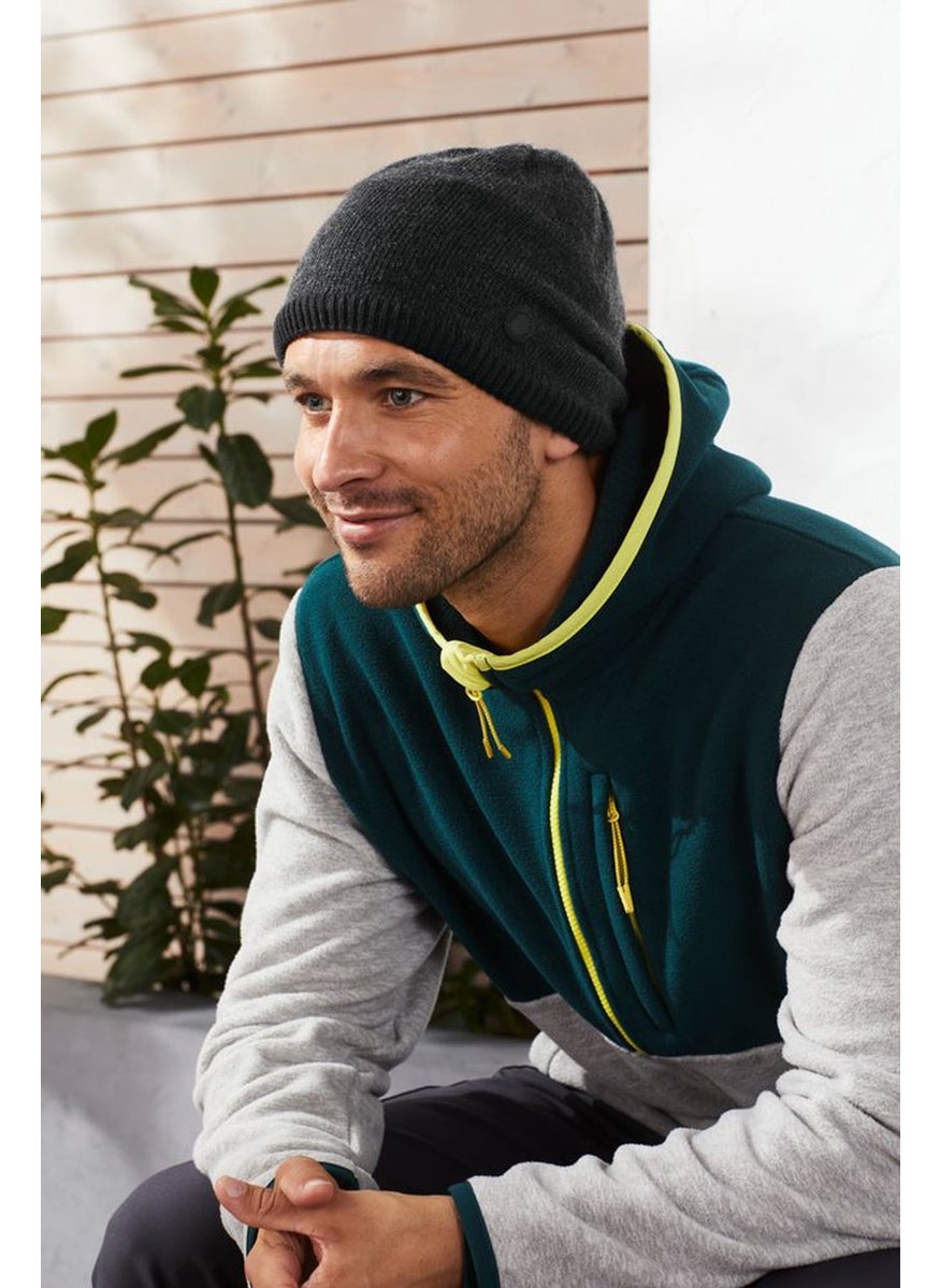 Tchibo Men Knitted Hat, Charcoal Grey  - Image 1