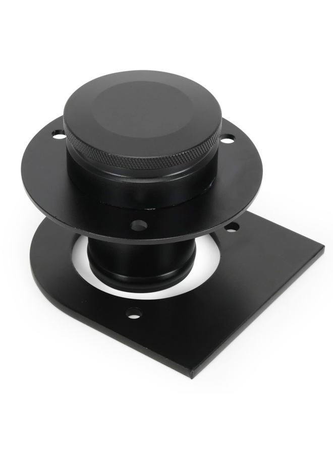 pqy 17-2530 Remote Fuel Tank Filler Neck Straight With Billet Aluminum Gas Cap and Weld-On Steel Bracket for 2" Filler Hose Connection (black) - Image 1