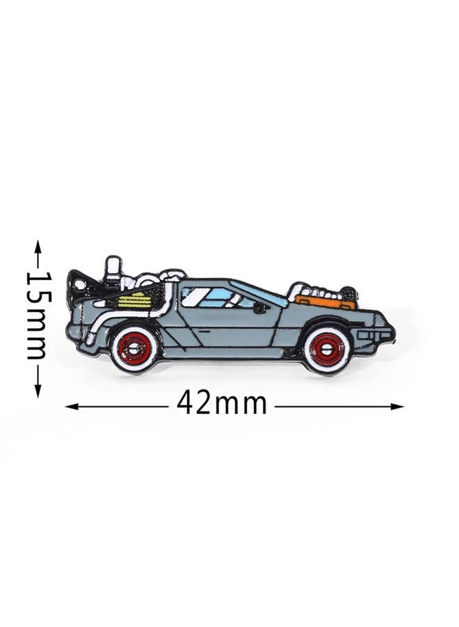 untitled DeLorean car for Back to the Future Fans Hard Enamel Pin Badge Gift For Backpack Bag Jacket Shirt - Image 2