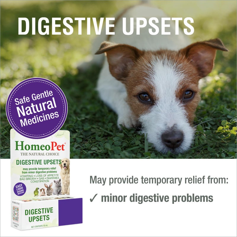 HomeoPet Digestive Upsets, Safe, Gentle, and Natural Cat and Dog Digestive Support, 15 Milliliters - Image 2