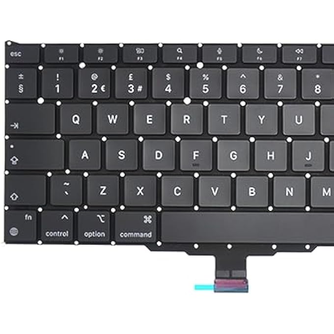 Padarsey REPLACEMENT UK VERSION KEYBOARD COMPATIBLE WITH MACBOOK AIR RETINA 13" M1 A2337 LATE 2020 YEAR UK VERSION+KEYBOARD SCREWS+SCREWDRIVER - Image 3