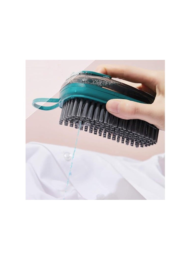 Scrub Brush, Quality Soft Laundry Clothes Shoes Pot Washing Scrubbing Brush, Automatic Liquid Addition, Easy to Grip Household Cleaning Brushes  - Image 1
