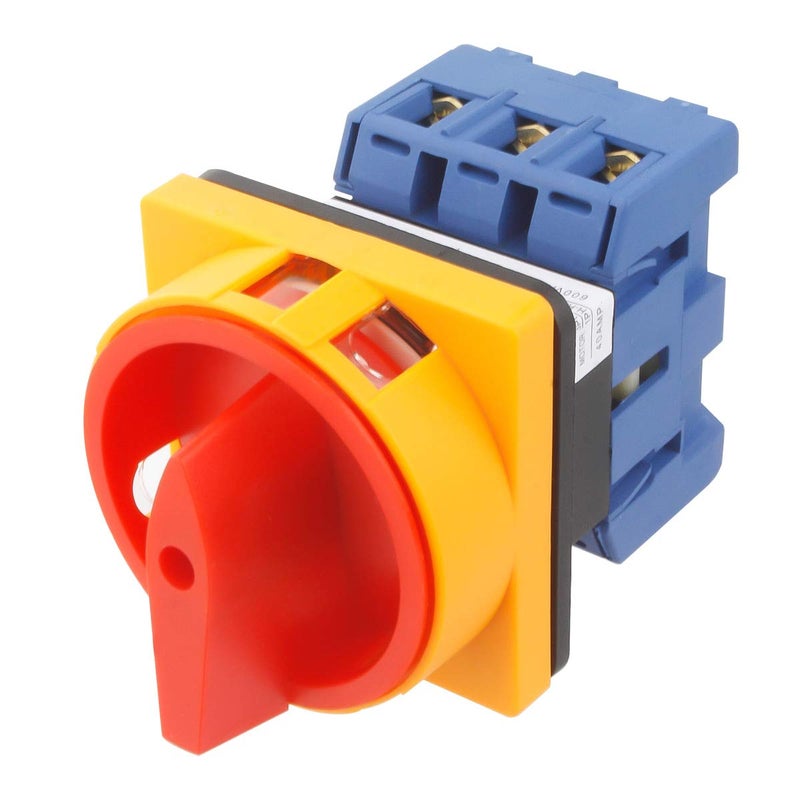 Electrical Buddy Universal Switch 2 Position 3 Phase Panel Rotary Selector Changeover Switch GLD11 40A AC 690V 40A - Image 3