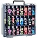 ALCYON Double Sided Toy Storage Organizer Case for Hot Wheels Car for Matchbox Cars for Mini Toys for Small Dolls Carrying Box Container Carrier with 48 Compartments Red Box Only - Image 3