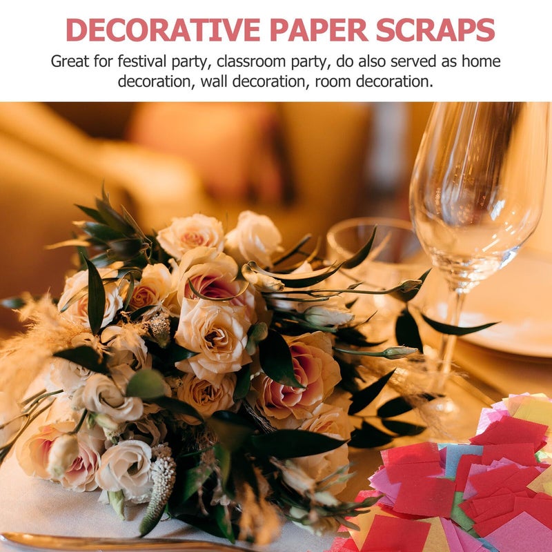 Square Paper Confetti 75g 2 5x2 5cm Random Color For Wedding Party Decorations - Image 4