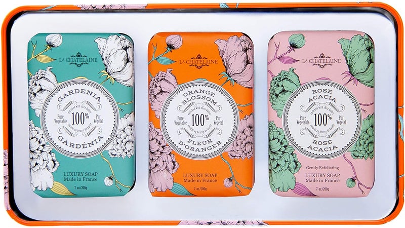 La Chatelaine Luxury Soap Trio Gift Set - Image 3