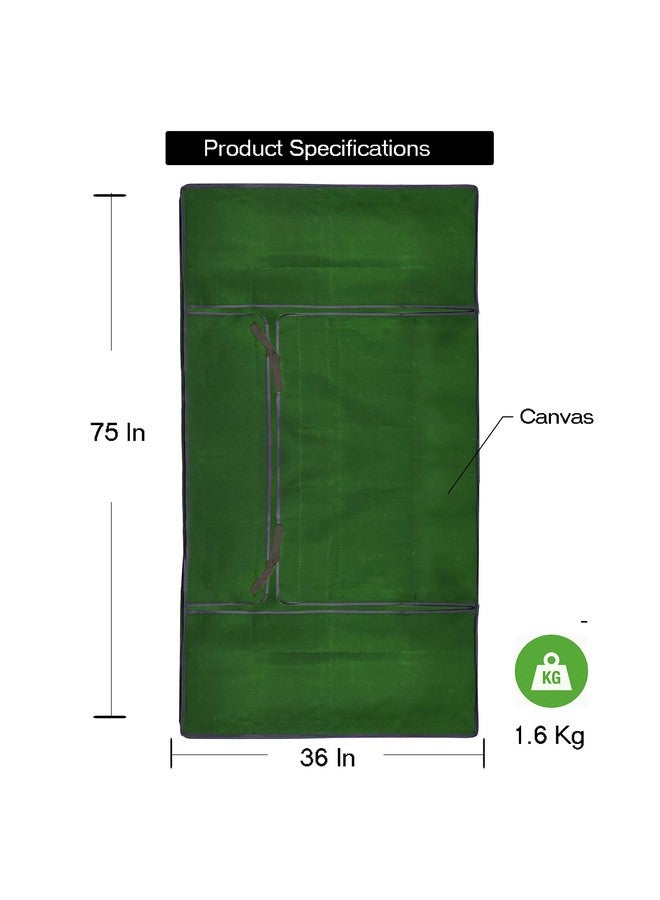 RhinoKraft Canvas Premium Holdall Sleeping Bag Green Color - Image 2