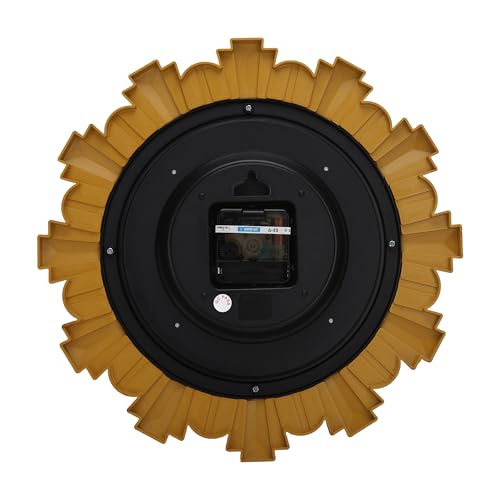 Oreva Plastic Vintage Wall Clock (Brown, 32 X 4 X 32 Cm) - Analog - Image 3