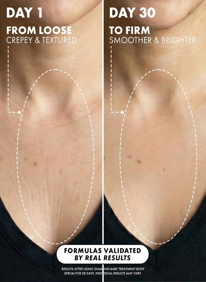 Truly Beauty Diamond Baby Firm & Illuminate Treatment Body Serum | Firming & Brightening Face & Body Serum with Diamond Peptides, Resveratrol & Hyaluronic Acid | 3.1 fl oz - Image 4