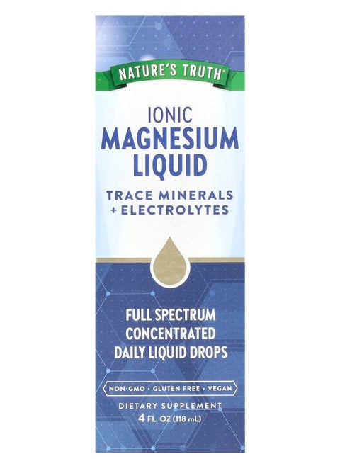 Ionic Magnesium Liquid Unflavored 4 fl oz (118 ml)