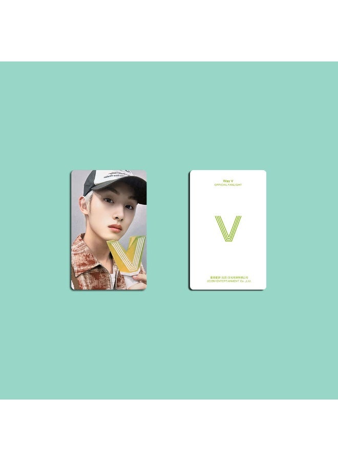 NIBEMINENT 6 Pcs Kpop WayV Lightstick Lomo Cards Card For Fans Collection Gifts - Image 3
