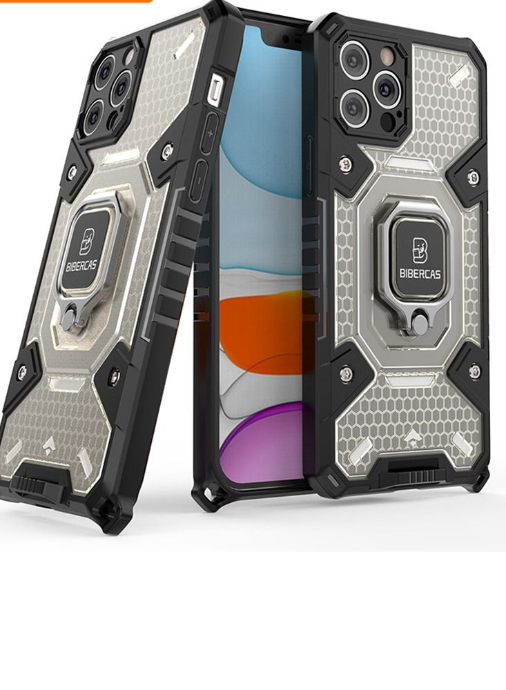 Suitable For Iphone Magnetic Absorption Heat Dissipation Anti Falling Phone Shell