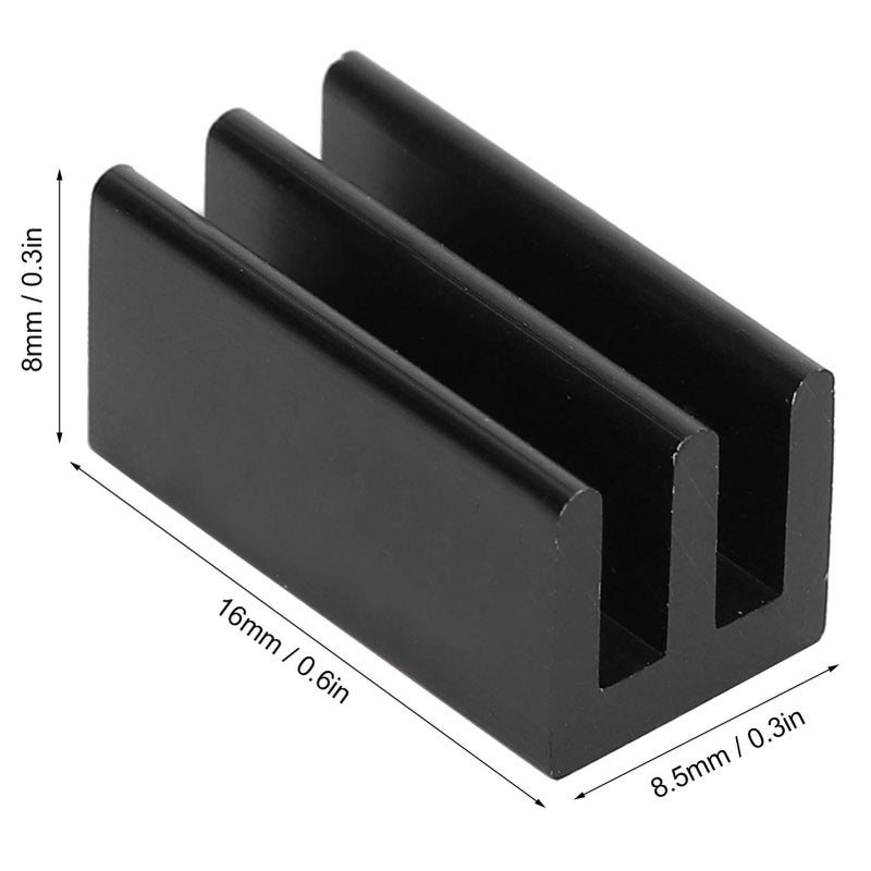 40Pcs Aluminum Heatsink 8.5x8x16mm Cooling Fin For Circuit Board Chip Printed Circuit Boards Amplifiers Modules - Image 4
