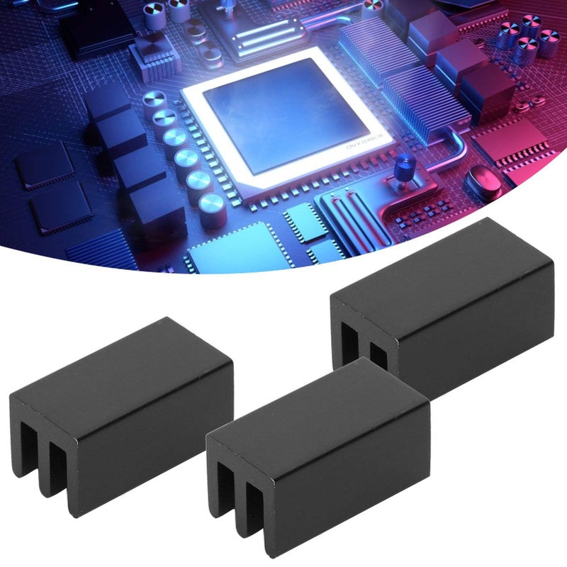 40Pcs Aluminum Heatsink 8.5x8x16mm Cooling Fin For Circuit Board Chip Printed Circuit Boards Amplifiers Modules - Image 5