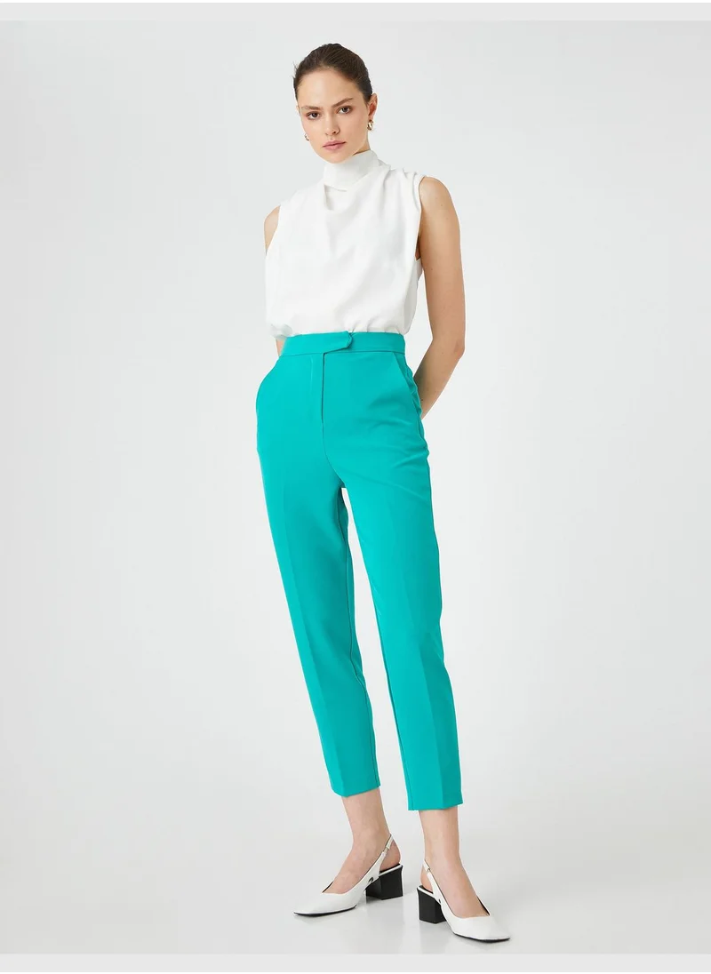 كوتون Basic Pocket Cigarette Trousers