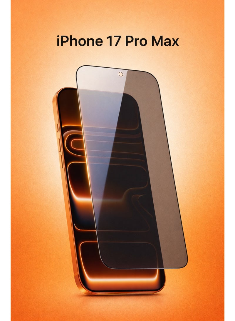 اسكرينه فاميه برايفت لـ iPhone 17 Pro Max – لحماية خصوصيتك ومانعة للتطفل مع خاصية ESD