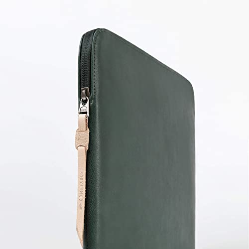 Comfyable Tablet Sleeve Compatible with iPad Air 13 inch M3 2025, iPad Pro 13" M5 2025 with Magic Keyboard & Pencil Holder - PU Leather Bag Slim Protective Cover Case - Midnight Green - Image 2