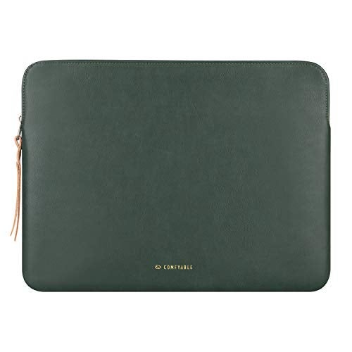 Comfyable Tablet Sleeve Compatible with iPad Air 13 inch M3 2025, iPad Pro 13" M5 2025 with Magic Keyboard & Pencil Holder - PU Leather Bag Slim Protective Cover Case - Midnight Green - Image 1
