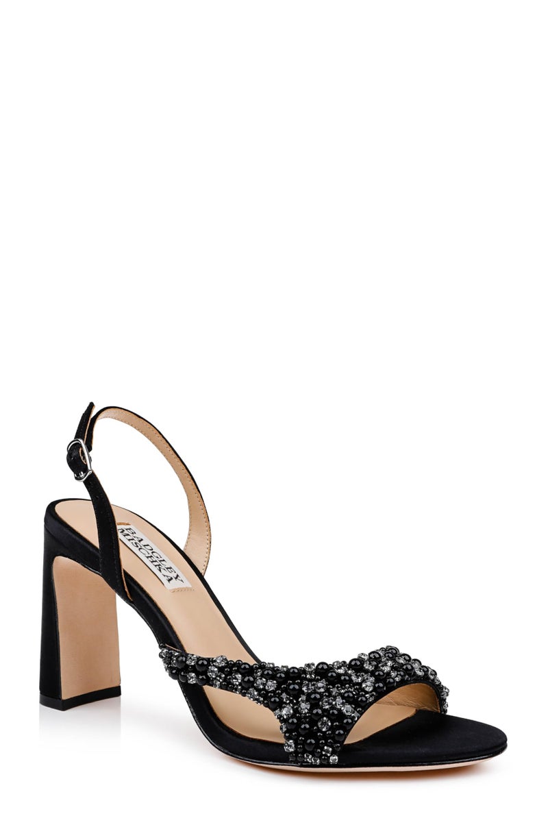 Badgley Mischka Jenesis Heeled Sandal Black 70