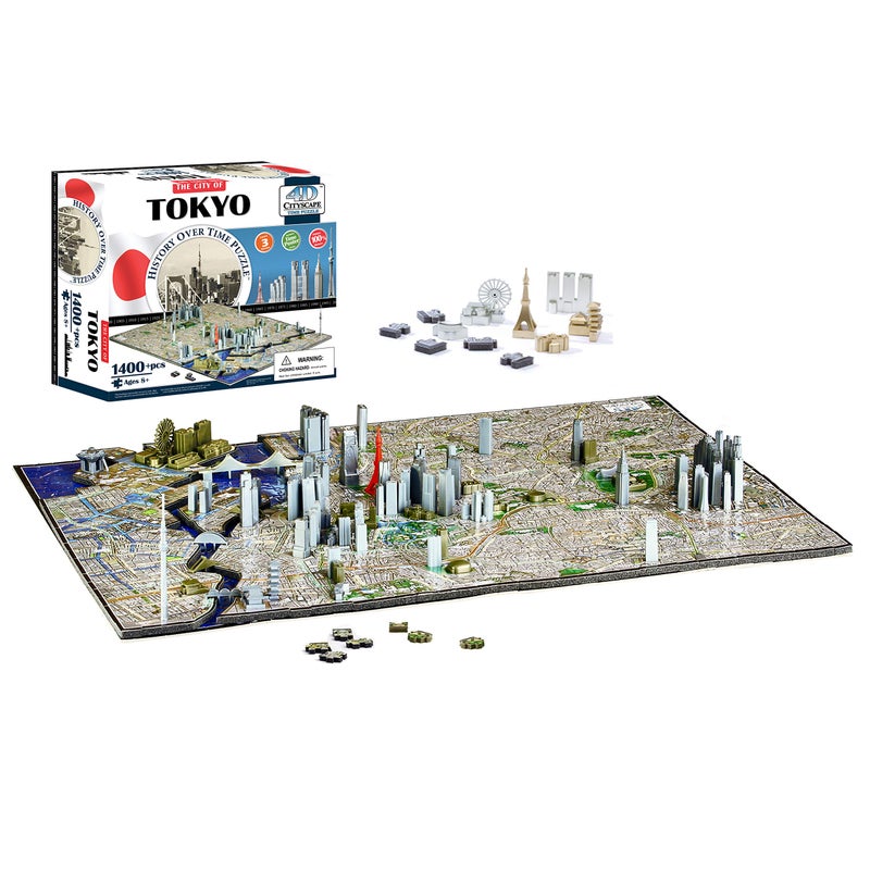 4D Cityscape Tokyo Time Puzzle - Image 2