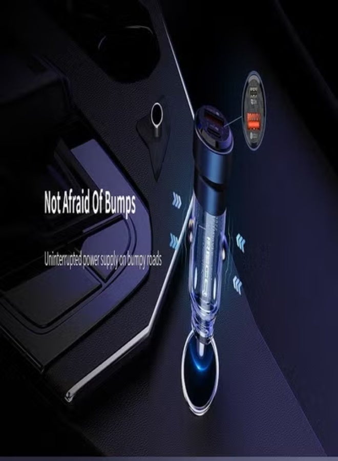 ريتشي شاحن سيارة Journey RCC-N17 – شحن سريع 33 واط مع منافذ USB-A وUSB-C ودعم PPS - Image 2