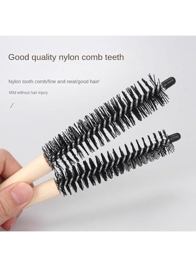 فرشة شعر خشبية عالية الجودة مصممة خصيصاً للاستخدام مع الاستشوار لتعزيز اللمعان والتحكم الكامل في التصفيف. - Image 5