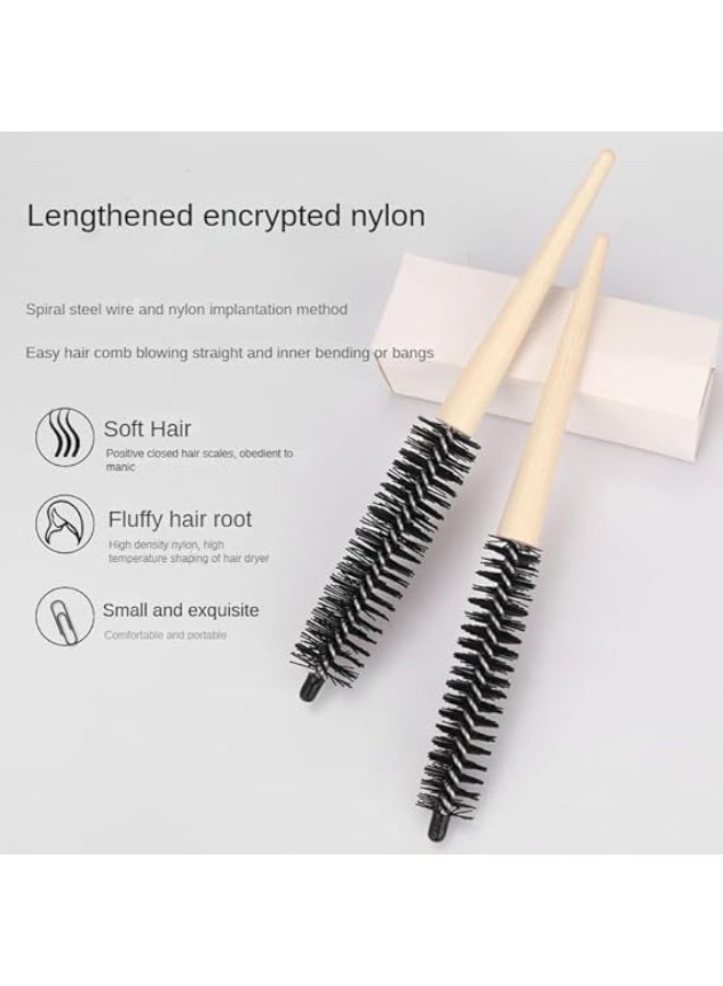 فرشة شعر خشبية عالية الجودة مصممة خصيصاً للاستخدام مع الاستشوار لتعزيز اللمعان والتحكم الكامل في التصفيف. - Image 4