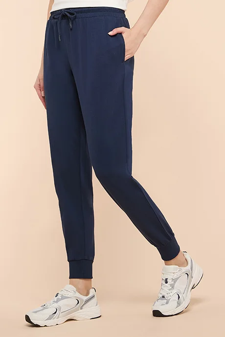 أر أند بي Solid Joggers with Drawstring Waist