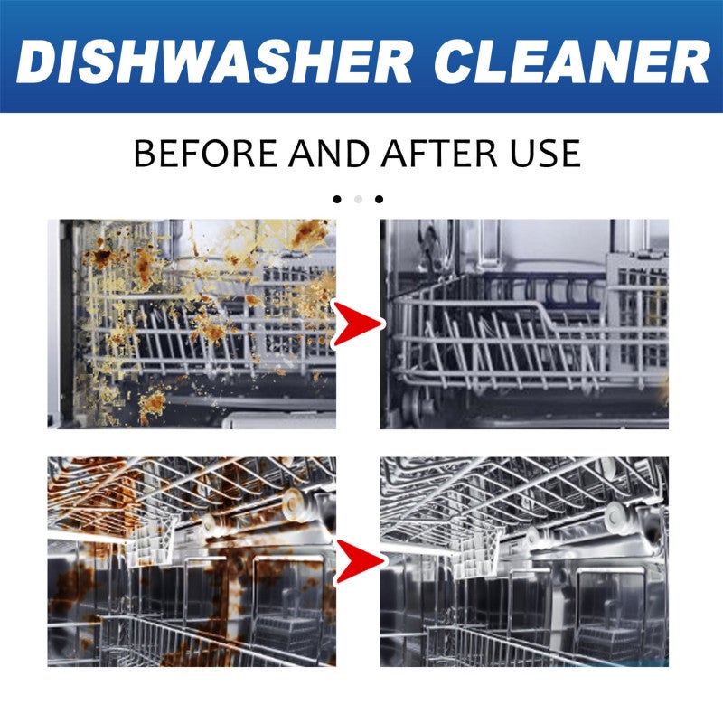 Dishwasher Cleaner Tablets 12 Pcs Effectively Remove Scale Lime And Hard Water - Durable Long-Lasting Deodorizer For Dishwasher Washing Machine - Image 3