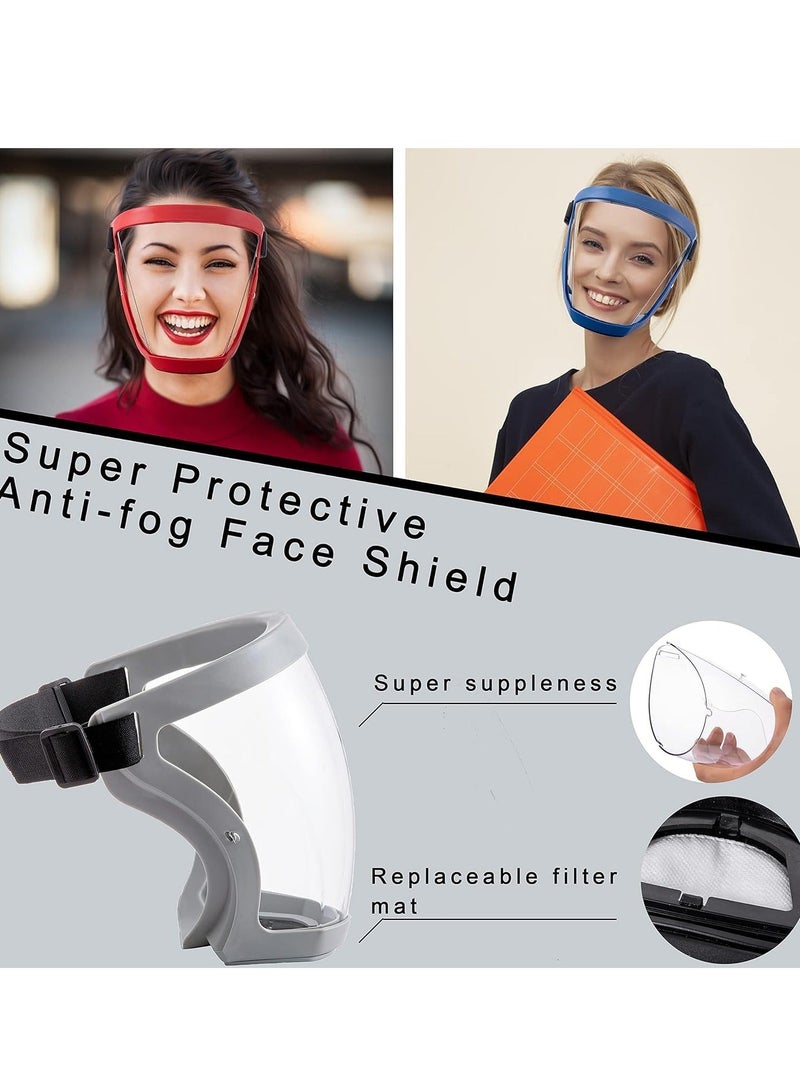 Super Protective Anti-Fog Face Shield, Uni Hd Transparent Full shield, Reusable Eye, Nose, Mouth Protection - Image 3