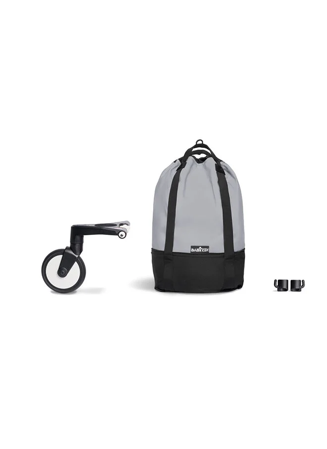 BABYZEN Yoyo Bag, Grey Provides Additional, Sturdy Storage On The Yoyo Stroller Includes Wheel Base And Hooks