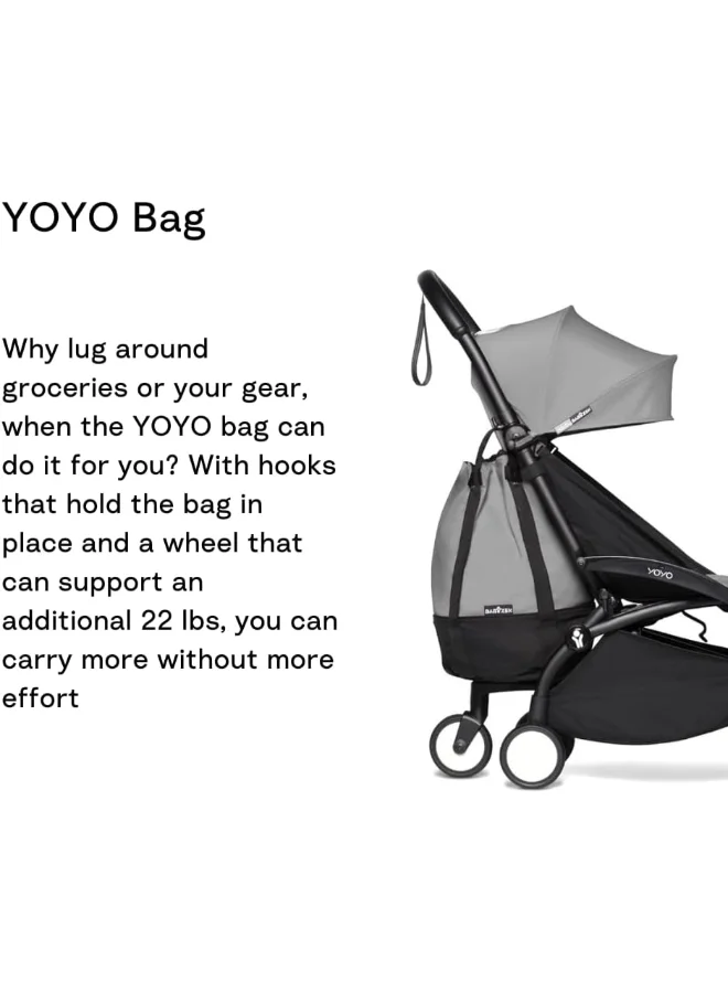 ستوك Yoyo Bag, Grey Provides Additional, Sturdy Storage On The Yoyo Stroller Includes Wheel Base And Hooks