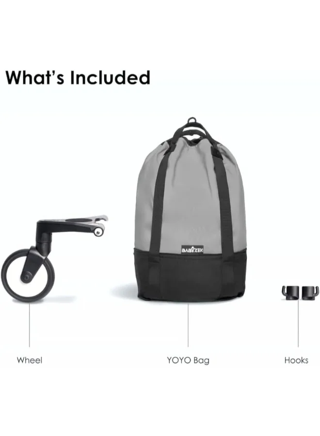 ستوك Yoyo Bag, Grey Provides Additional, Sturdy Storage On The Yoyo Stroller Includes Wheel Base And Hooks
