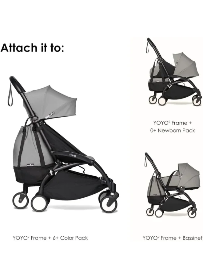 ستوك Yoyo Bag, Grey Provides Additional, Sturdy Storage On The Yoyo Stroller Includes Wheel Base And Hooks