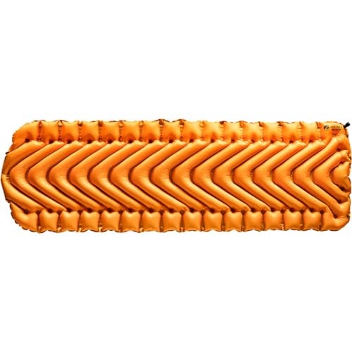 KLYMIT Insulated Static V Lite Inflatable Sleeping Pad | Comfortable, Lightweight, Easy to Inflate, Portable Air Bed for Hiking, Backpacking & Camping — Orange - Image 4